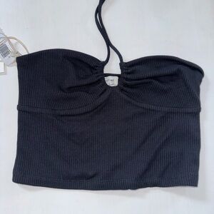 Aritzia Wilfred Crop Halter Top